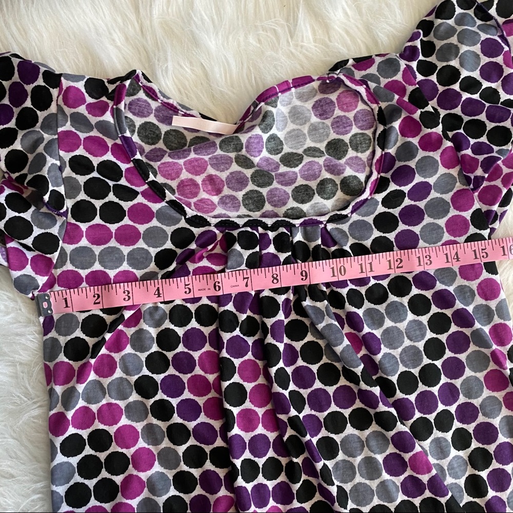 🔥SOLD🔥 Rue 21 Polka Dot Tunic Shirt or Tunic L - Picture 15 of 16